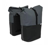 SACOCHE VELO PORTE BAGAGE A PONT NEWLOOXS NYBORG DOUBLE GRIS FONCE/NOIR MIK -