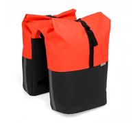 SACOCHE VELO PORTE BAGAGE A PONT NEWLOOXS NYBORG DOUBLE ROUGE/NOIR - 34 LITRES