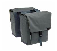 Sacoche velo porte bagage a pont newlooxs tulum double gris detachable - 32 litr