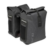 SACOCHE VELO PORTE BAGAGE A PONT NEWLOOXS VARO DOUBLE PANNIER RACKTIME GRIS -