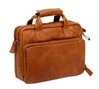 Sacoche de porte-bagages vélo en cuir New Looxs Cali r&k Marron