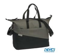SACOCHE VELO PORTE BAGAGE NEWLOOXS OSLO TENDO SINGLE NOIR/KAKI- 21 LITRES -