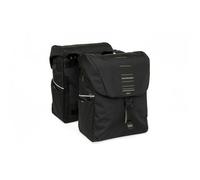 Sacoche vélo porte-bagage - NEWLOOXS - Vigo - 40 L - Double paire - Noir/vert