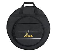 Sacoche XDrum pour cymbales jusqu'à 22" avec séparateurs rembourrés pour 5 cymbales, poche extérieure 14" pour splashes/hi-hats, poignée et bretelles, couleur noire.