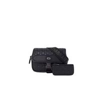 Sacoche zippée portée croisée - RIFT Chabrand - Noir - Toile nylon résistante - Bandoulière ajustable