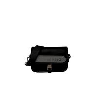 Sacoche zippée - Touch Bis - Toile nylon - Noir/Gris - 20 x 14 x 6 cm