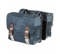Sacoche double velo basil boheme 35 litres bleu