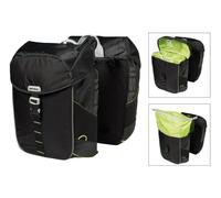 Basil Sacoches de vélo doubles Miles 32 L Noir / Lime