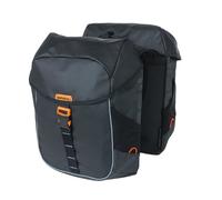 Sacoches Basil Miles Tarpaulin 34L - Noir/Orange - Imperméables pour Vélo Loisir
