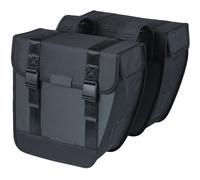 Basil Impermeabile Borsa doppia per Bicicletta Unisex Adulto, Nero, 28 litri