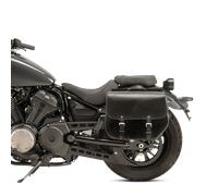 Sacoches Cavalières CustomAcces Sant Louis (Sans Base Métallique) + Support Noires Noir