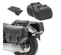 Sacoches cavalières KY + Supports pour Kawasaki Vulcan S/ Café