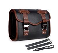 pclele Sacoches cavalières pour Moto pour W400 pour W650 pour XL883L pour SR400 Sacoche De Moto Sac Latéral Rétro PU Sac À Outils De Moto Sac de Selle Moto (Taille : A-L)