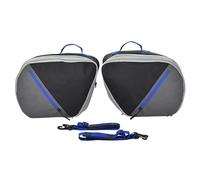 Sacoches De Moto Noires Extensibles pour Tracer 9/900 GT, Doublure Sacoche, Boîte À Outils, Selle Sacoche Extensible Cadre Moto(Bleu)