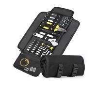 Sacoches De Moto pour MT103 Trousse À Outils Moto Sacoche De Selle Kit De Réparation Portable Pochette De Rangement Sacs De Selle De Moto(Black)
