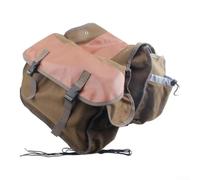 Sacoches de porte-vélos avec capacité de stockage de 36 L pour outils, articles quotidiens et matériel de camping, conçues pour les vélos avec porte-bagages arrière de moins de 30,5 cm de large (camel