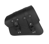 Sacoches De Selle Universelles Pour Moto, Sac À Outils En Cuir PU Avec Porte-bouteille, Sac De Bagage Cafe Racer Étanche Pour Cruiser Custom Sacoche De Selle De Moto Universelle(Left bag)