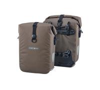 Paire de sacoches de porte bagages ortlieb gravel pack 29l 2x14 5l ql2 2 gris beige dark sand