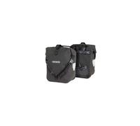 Ortlieb - Sacoches porte-bagages avant réfléchissantes - Front-Roller High Visibility (Paire) 25L Black Reflective - Noir Noir