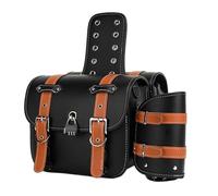 Sacoches latérales en cuir pour moto, sacs latéraux imperméables pour outils, cadenas avec mot de passe, 1 paire de sacs de voyage