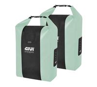 Sacoches laterales etanches Givi Junter vert sauge 20L pour velo