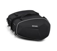 Shad Sacoche de selle moto E48 Extensible 2 unités 1500h UV Noir