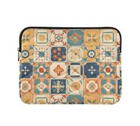 Sacoches pour ordinateur portable 13 à 14 pouces - Carreaux sans couture portugais, espagnol, italien, pour le travail d'affaires