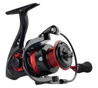 Sacolin Bobine de moulinet de pêche Dy2000 avec double bras basculant, roulement 3+1, zéro espace, poignée en métal CNC, léger, 12 x 5 x 8,9 cm, pour leurre en eau douce et pêche en mer