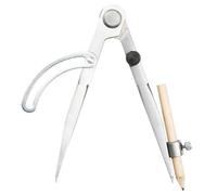 Sacolin Boussole de traçage 30 cm, jauge de marquage industriel, séparateur d'aile en acier au carbone avec porte-crayon, pour le cuir, le travail du bois