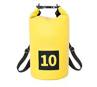 Sacolin Sac étanche 10 L avec fermeture en PVC sur le dessus, sangles réglables pour rafting, plage, natation, transport simple ou double épaule