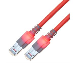 Sacon 442605,010 câble de réseau Rouge 10 m Cat6 S/FTP (S-STP)