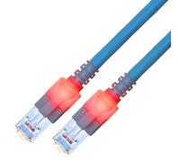 Sacon Câble patch RJ45 Cat.6 S/FTP LSOH Bleu 3 m