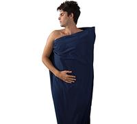 Sacos sábana de higiénicos/viaje Premium Cotton Travel Liner - Long (Rectangular) Azul Marino Color: Azul Marino