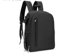 Sacquage d'ordinateur portable 14 pouces avec caméra de voyage Cas de la caméra grande capacité Backpack Black