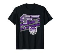 Sacramento Kings - Logo NBA 4ème Anniversaire pour garçon T-Shirt