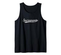 Sacramento Retro Varsity Classic Collegiate Throwback Débardeur