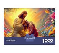 Sacré Cœur 1000 Pièces Puzzle Impossible Belle Décoration Familiale Couple en Fleurs Puzzle Jouets De Jeu pour La Famille 70x50cm/1000pcs