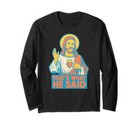 Sacré-cœur chrétien C'est ce qu'il a Dit Religieuse Manche Longue