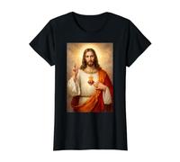 Sacré-Cœur de Jésus Catholique Chrétien Religieux T-Shirt Graphique avec Valeur
