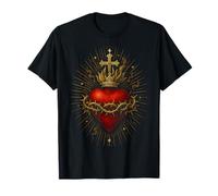 Sacré-Cœur de Jésus Catholique Chrétienne Eglise Foi T-Shirt