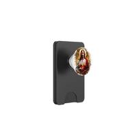 Sacré-Cœur de Jésus Dévotion Catholique Foi PopSockets PopWallet pour MagSafe
