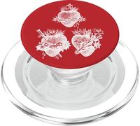 Sacré-Cœur de Jésus et Cœur Immaculé de Marie-Joseph 3W PopSockets PopGrip pour MagSafe
