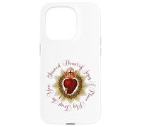 Sacré-Cœur de Jésus, J'Ai Confiance en toi, chrétien catholique Coque pour iPhone 15 Pro