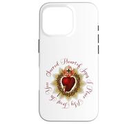 Sacré-Cœur de Jésus, J'Ai Confiance en toi, chrétien catholique Coque pour iPhone 16 Pro