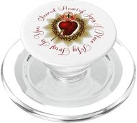 Sacré-Cœur de Jésus, J'Ai Confiance en toi, chrétien catholique PopSockets PopGrip pour MagSafe