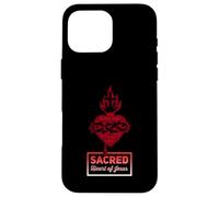 Sacré-Cœur de Jésus Traditionnel Catholique Coque pour iPhone 16 Pro Max