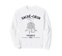 Sacré-Cœur Montmartre Paris France Eglise France Drapeau Français Sweatshirt