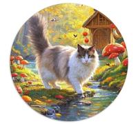 Sacré de Birmanie 1000 Piece Jigsaw Puzzle for Adults Challenging Game Stress Relief Puzzle Exercise The Memory of The Brain for Adults and Kids, Age 12 Years Up 1000pcs (67.5x67.5cm)