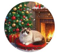 Sacré de Birmanie 1000 Piece Jigsaw Puzzle for Adults Family Challenge Toys Stress Relief Puzzle Exercise The Memory of The Brain for Adults and Kids, Age 12 Years Up 1000pcs (67.5x67.5cm)