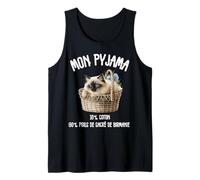 Sacre de Birmanie Chaton Cadeau Humour Pyjama Chat Birman Débardeur